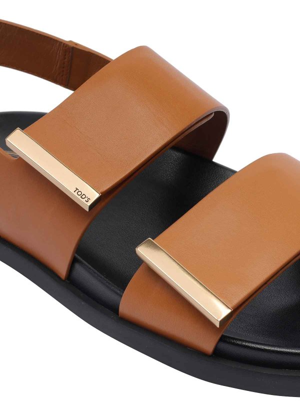 サンダル - ブラウン shop online: TOD