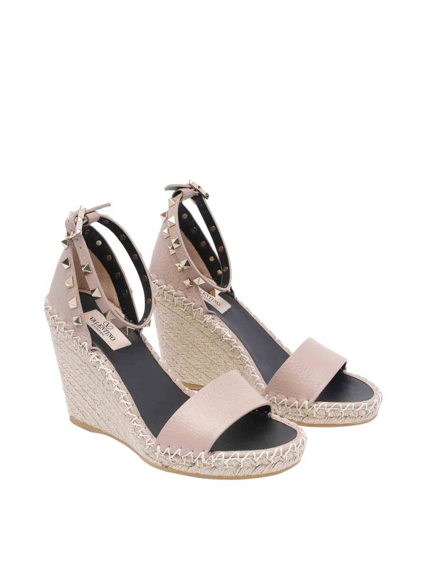 VALENTINO GARAVANI: espadrillas online - Poudre Rockstud zeppe