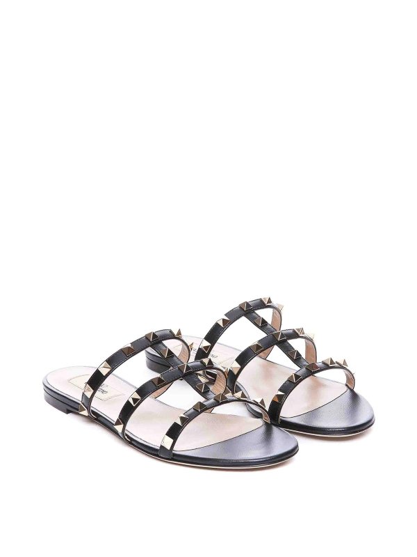 VALENTINO GARAVANI buy online ビーチサンダル - 黒