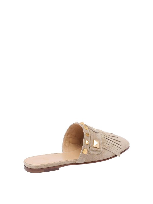 The Best Shops VALENTINO GARAVANI: ロファー＆スリッパ - スリッパ - ベージュ