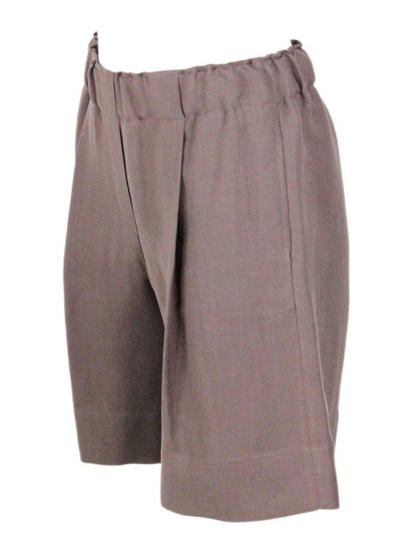 ANTONELLI FIRENZE: casual trousers online - Shorts Brown
