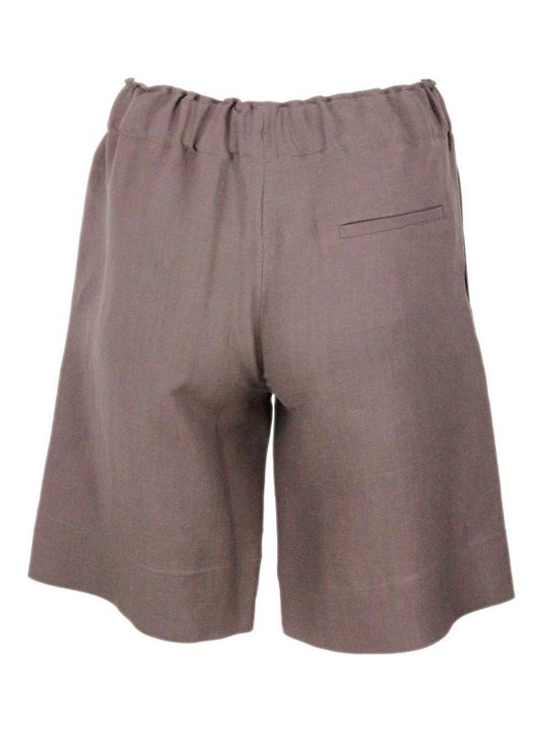 The Best Shops ANTONELLI FIRENZE: casual trousers - Shorts Brown