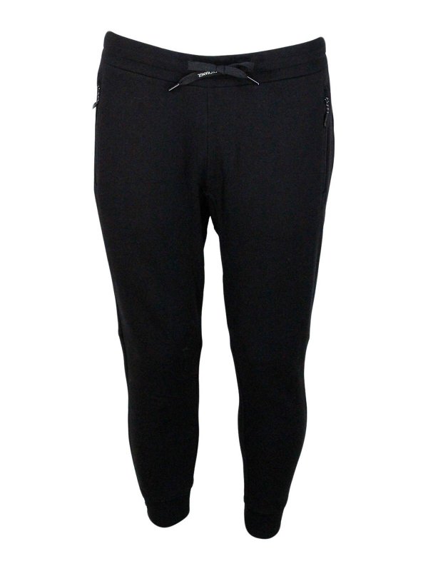 ARMANI EXCHANGE: カジュアルトラウザー - カジュアルパンツ - 黒