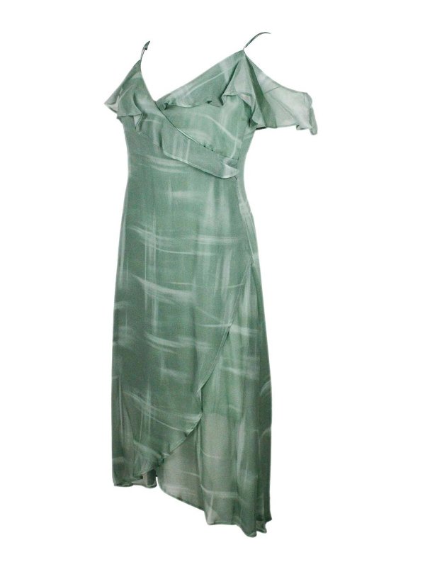 ARMANI EXCHANGE: knee length dresses online - Dress Green