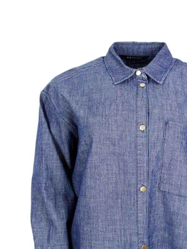 シャツ - ダークウォッシュ shop online: ARMANI EXCHANGE