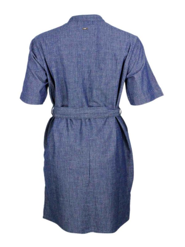 The Best Shops ARMANI EXCHANGE: ニーレングスドレス - 膝丈ドレス - ダークウォッシュ