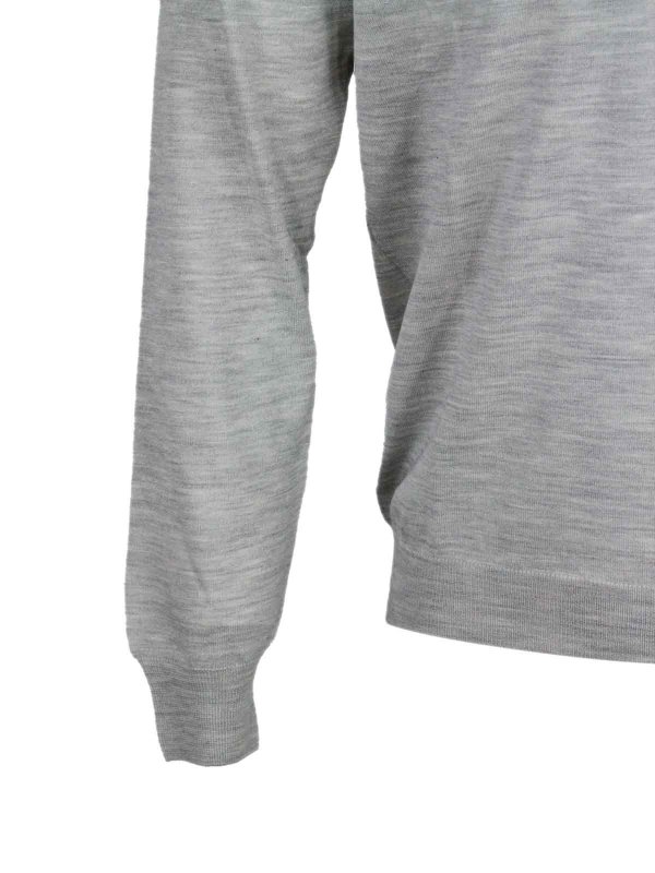 Rundhalspullover - Grau shop online: BARBA NAPOLI