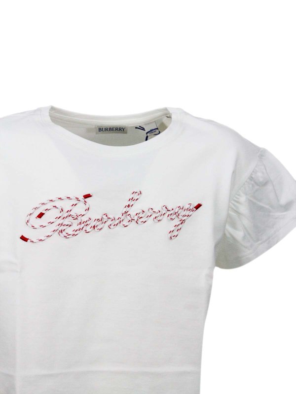 BURBERRY: Camisetas online - Camiseta - Blanco