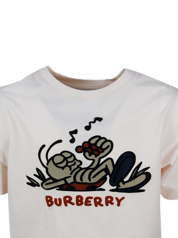 BURBERRY: Tシャツ online - Tシャツ - ヌードカラー