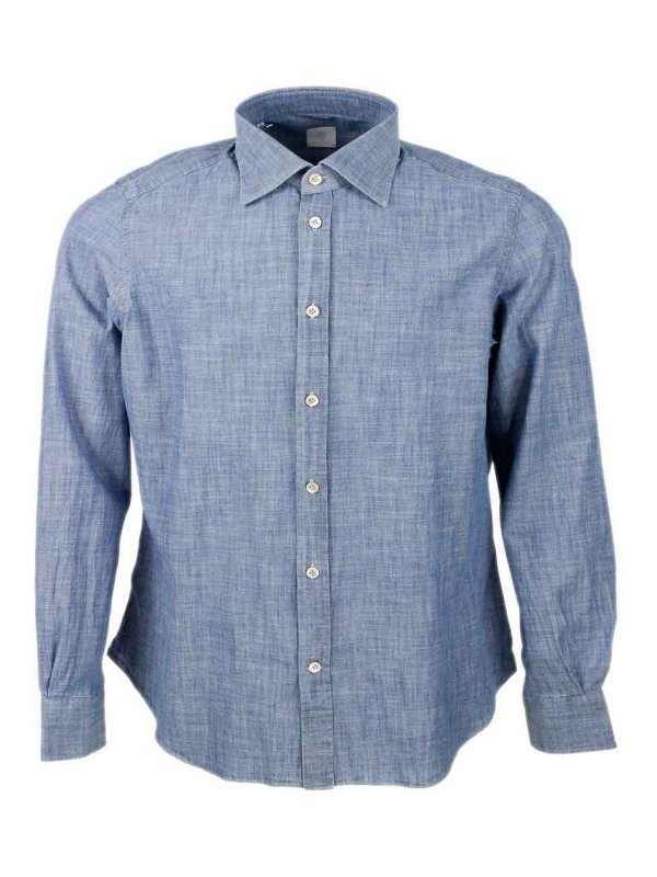 ELEVENTY: camicie - Denim camicia