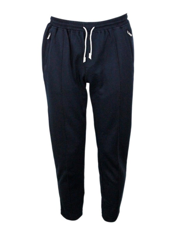 ELEVENTY: Trousers Shorts - Trousers Blue