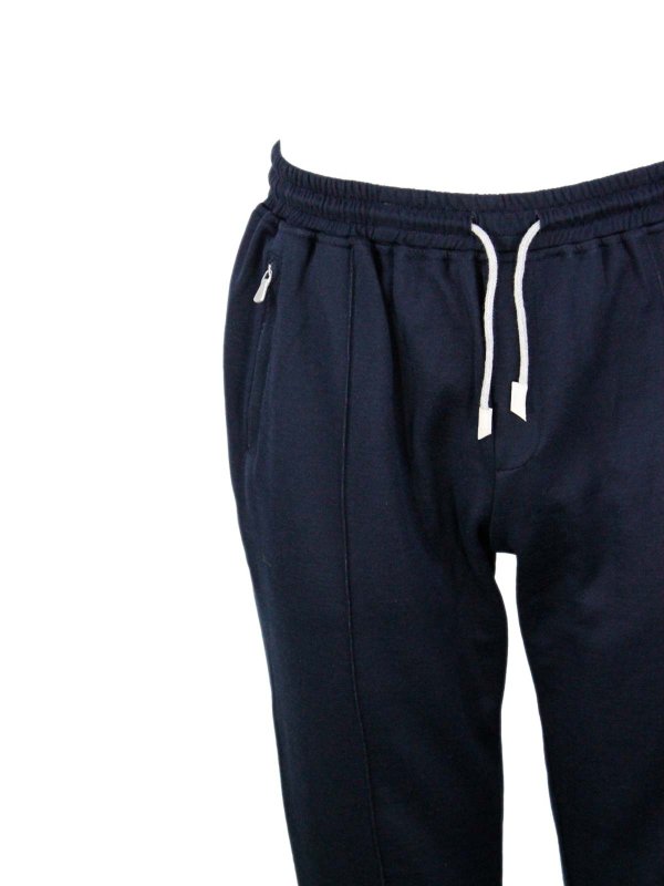 Trousers Blue shop online: ELEVENTY