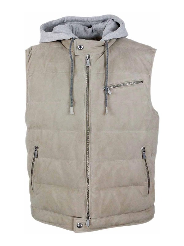ELEVENTY: padded jackets - Jacket Dove Grey