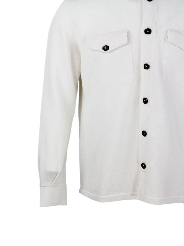 Suéter Cuello Redondo - Blanco shop online: ELEVENTY