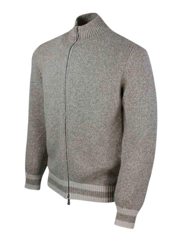 ELEVENTY: Strickpullover mit Rundhalsausschnitt online - Rundhalspullover - Beige