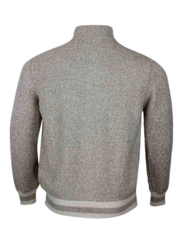 The Best Shops ELEVENTY: Strickpullover mit Rundhalsausschnitt - Rundhalspullover - Beige