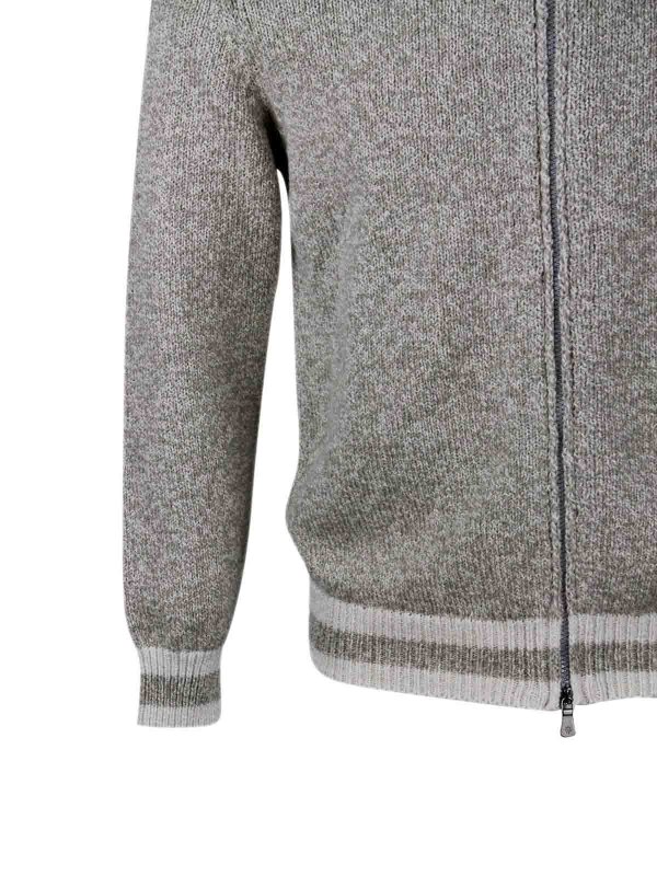 Rundhalspullover - Beige shop online: ELEVENTY