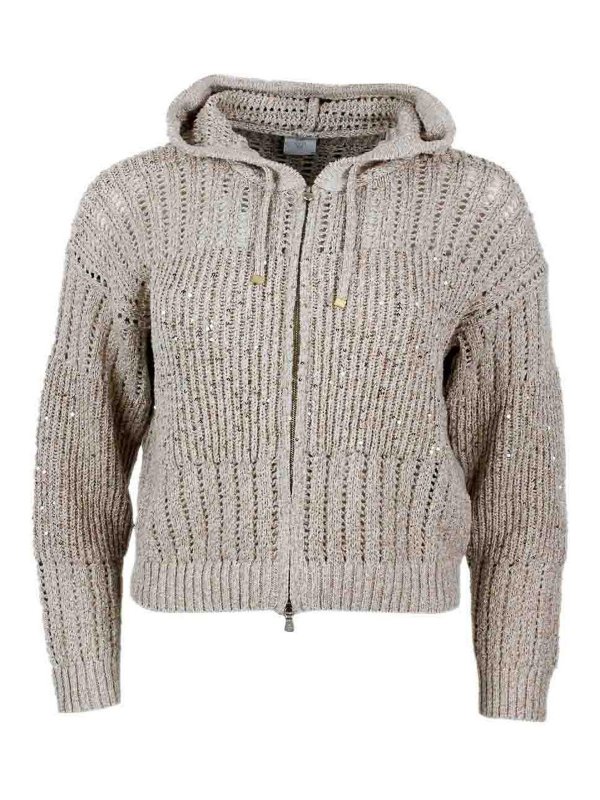 ELEVENTY: crew necks - Sweater Sand