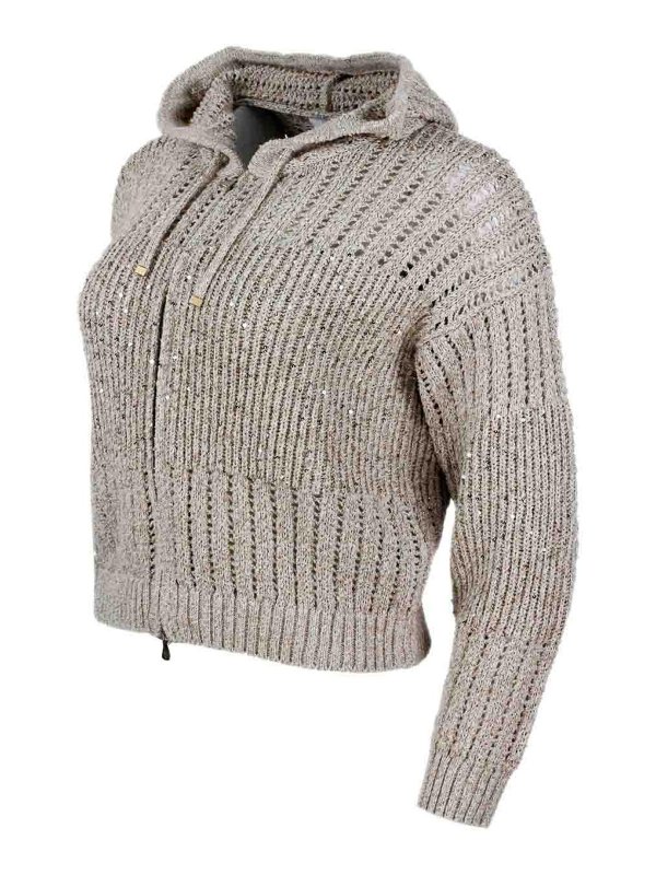 ELEVENTY: crew necks online - Sweater Sand