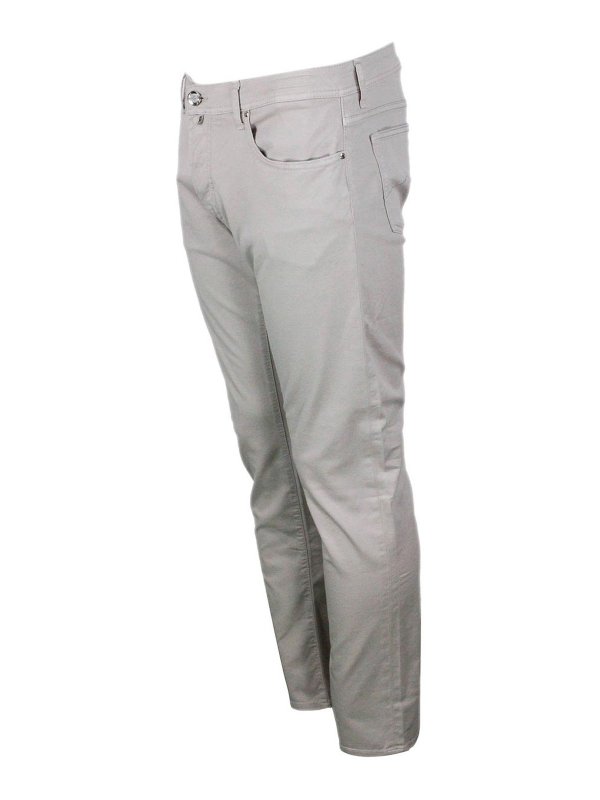 JACOB COHEN: casual trousers online - Trousers Grey