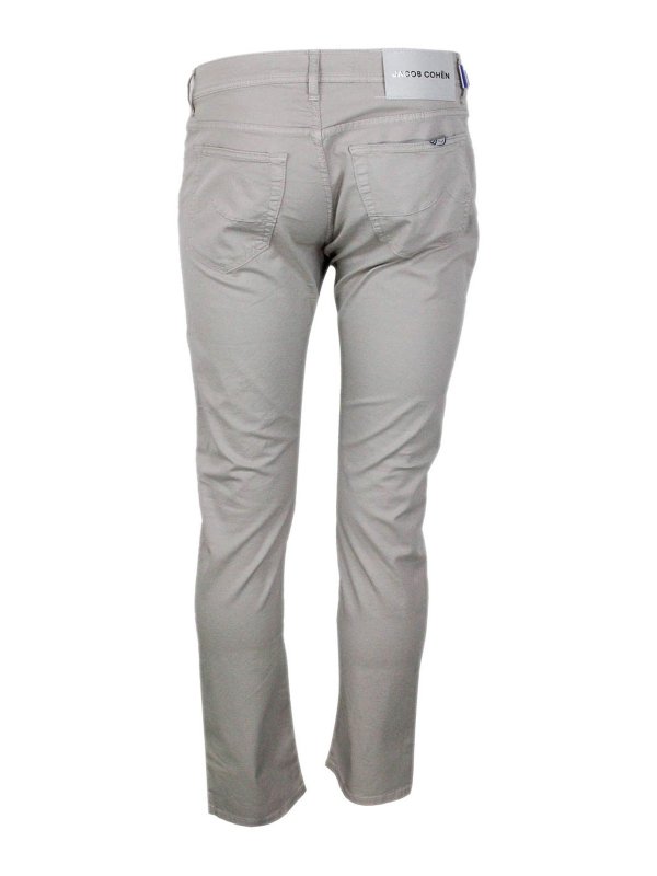 The Best Shops JACOB COHEN: casual trousers - Trousers Grey
