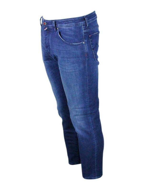 JACOB COHEN: straight leg jeans online - Trousers Denim