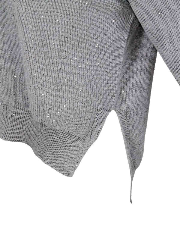Rundhalspullover - Grau shop online: LORENA ANTONIAZZI