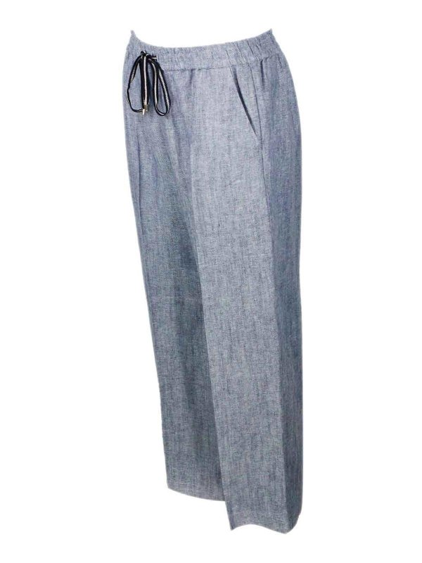 LORENA ANTONIAZZI: Pantalons casual online - Pantalons Décontractés - Bleu