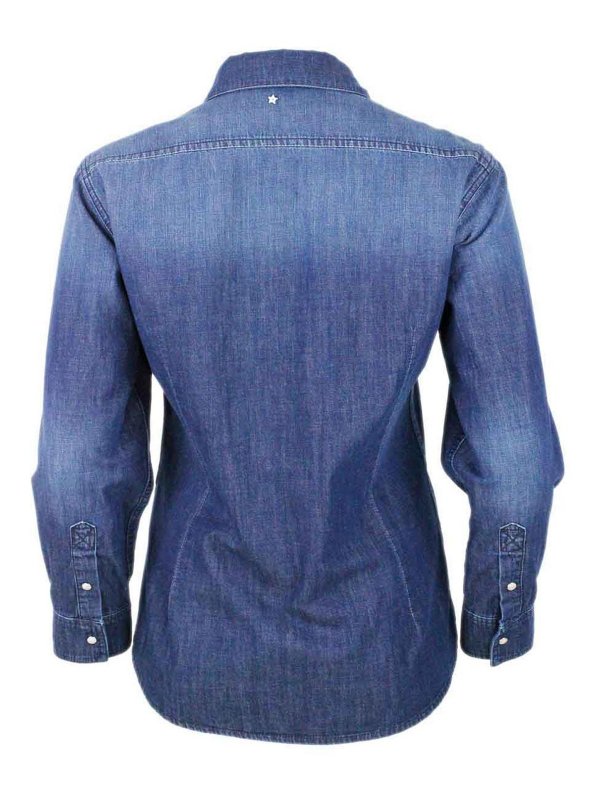 LORENA ANTONIAZZI: シャツ online - シャツ - ダークウォッシュ