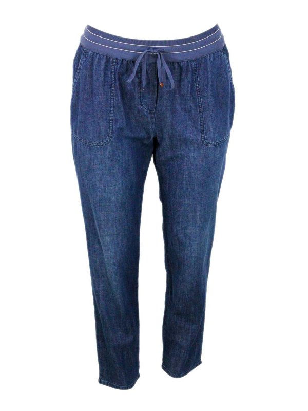 LORENA ANTONIAZZI: straight leg jeans - Jeans