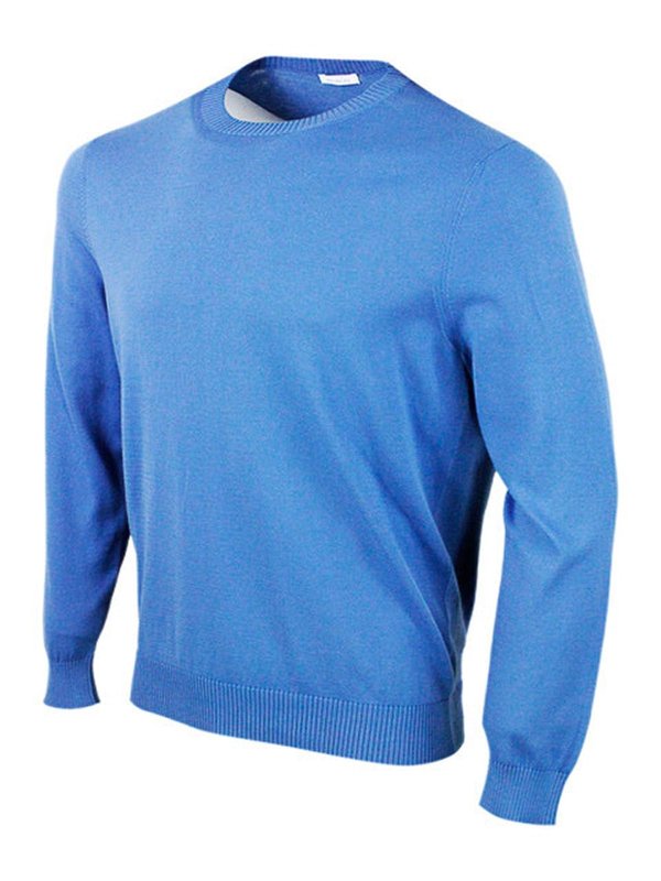 MALO: クルーネック online - クルーネック - ブルー