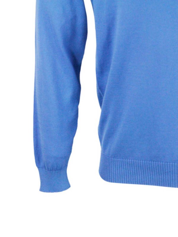 クルーネック - ブルー shop online: MALO