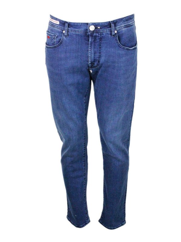 TRAMAROSSA: トラウザーショーツ - ショートパンツ - ダークウォッシュ