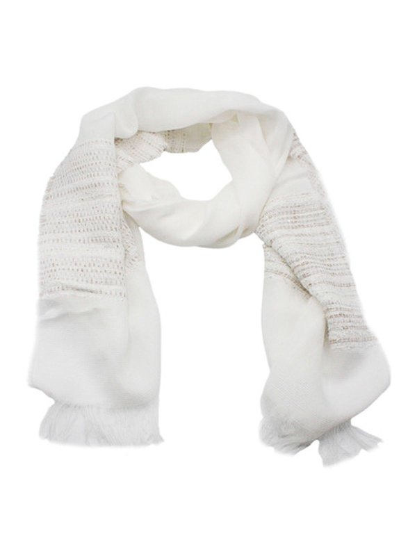 LORENA ANTONIAZZI: scarves - Scarf White