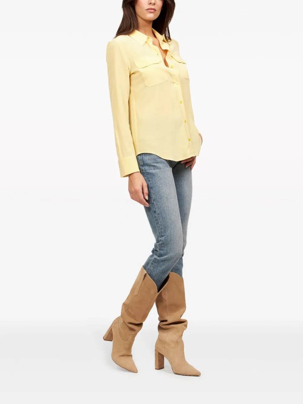 EQUIPMENT: シャツ online - シャツ - ライトイエロー