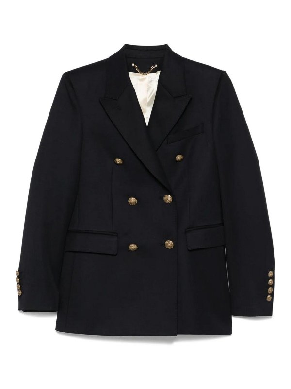 GOLDEN GOOSE: ブレザー - ブレザー - ブルー