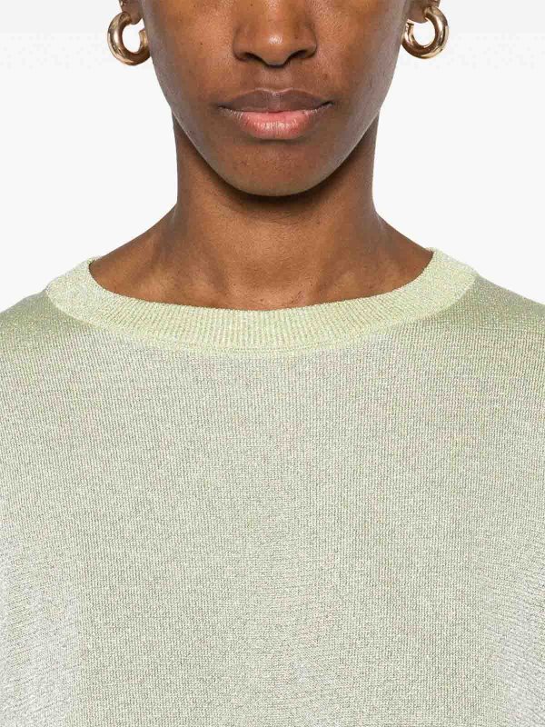 The Best Shops MISSONI: Escotes barcos - Suéter Con Escote Barco - Verde