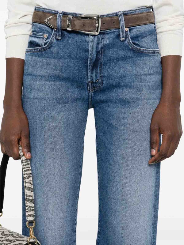 The Best Shops MOTHER: Jeans évasés - Jean Bootcut - Bleu