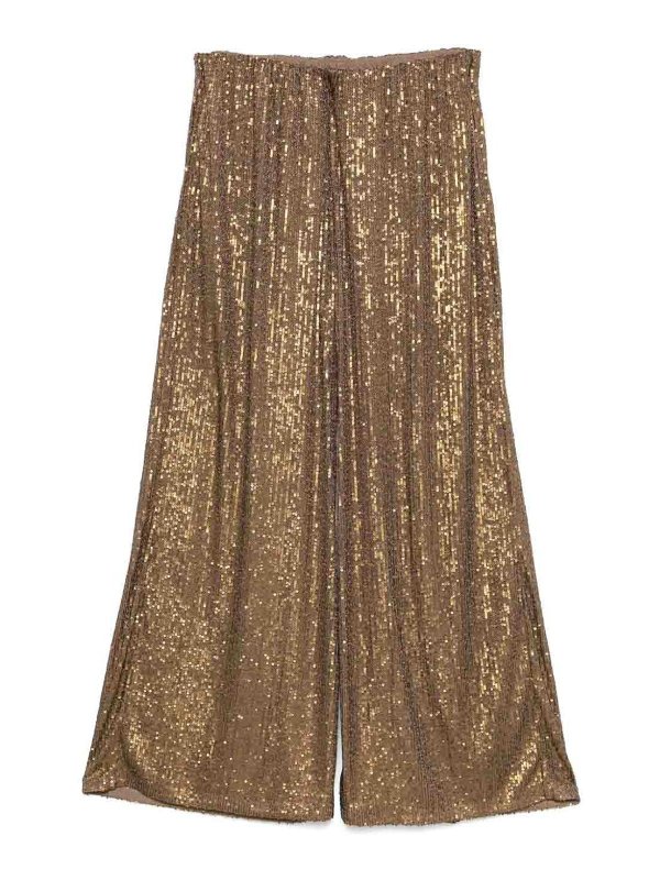 Norma Kamali: Pantalones casual - Pantalón Casual - Bronce