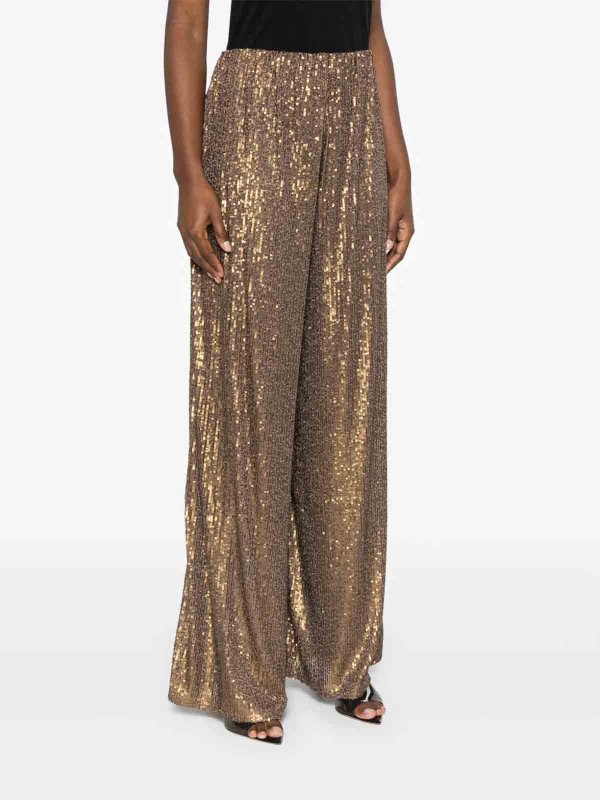 The Best Shops Norma Kamali: Pantalones casual - Pantalón Casual - Bronce