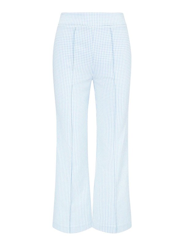 STAUD: tracksuit bottoms - Micro check trousers