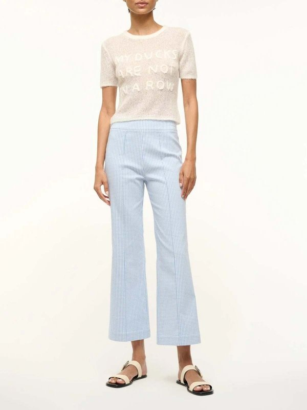 The Best Shops STAUD: tracksuit bottoms - Micro check trousers