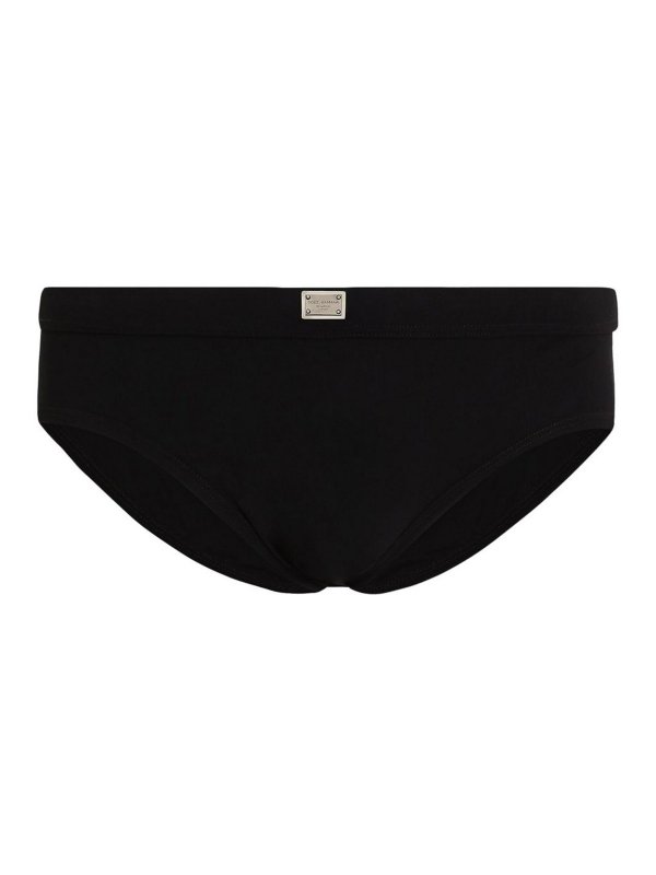 DOLCE & GABBANA: Shorts de bain - Short De Bain - Noir