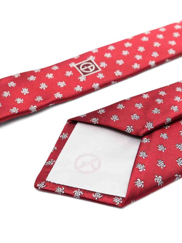 GIORGIO ARMANI: Corbatas y pajaritas online - Corbata - Rojo