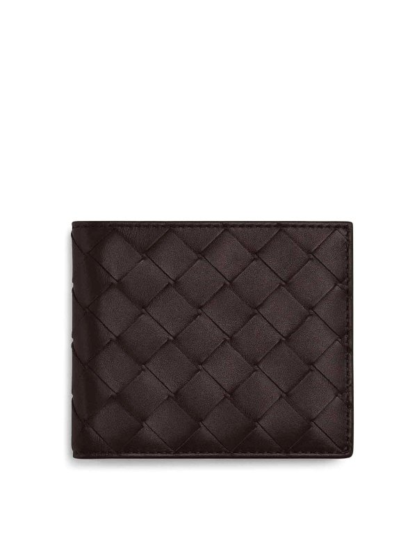 BOTTEGA VENETA: 財布＆ポーチ - 財布 - ブラウン