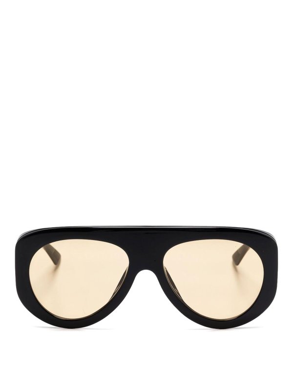 BOTTEGA VENETA: サングラス - サングラス - 黒