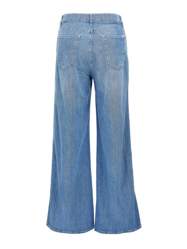 7 FOR ALL MANKIND: ブーツカットジーンズ online - ブーツカットジーンズ - ライトブルー