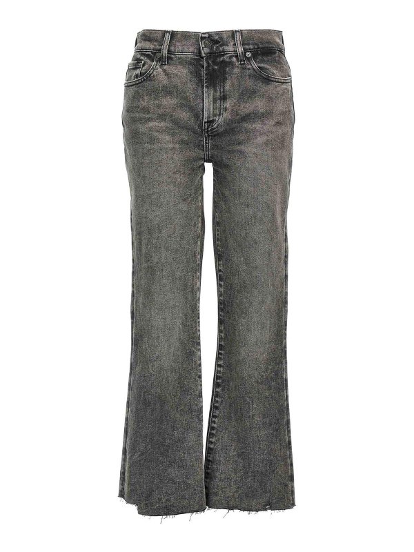 7 FOR ALL MANKIND: ブーツカットジーンズ - ブーツカットジーンズ - グレー