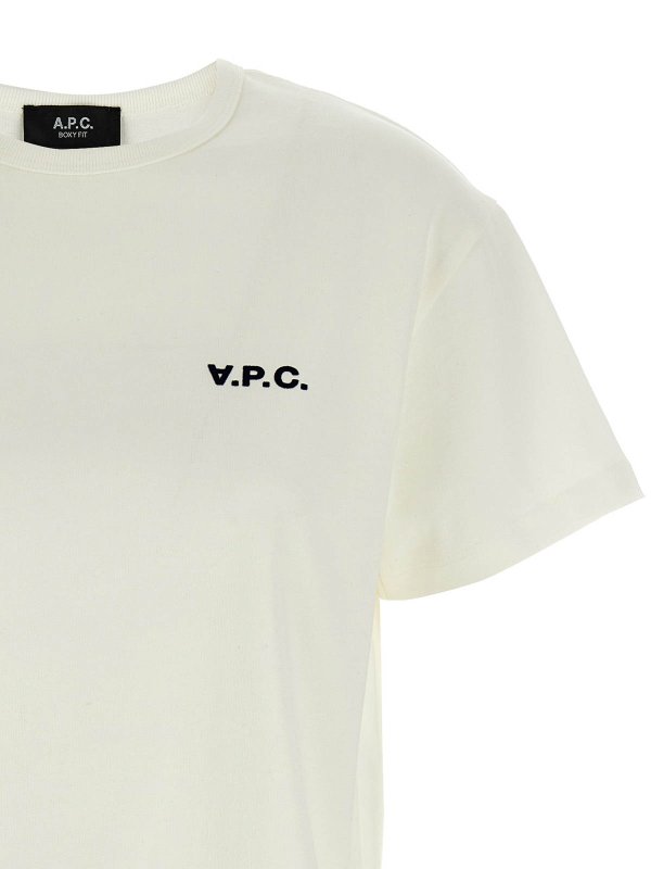 The Best Shops A.P.C.: T-shirts - T-Shirt - Weiß