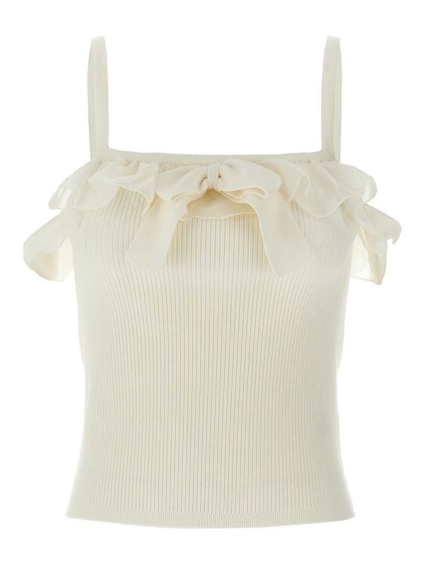 ALESSANDRA RICH: Tops & Tank tops - Ruffle Top